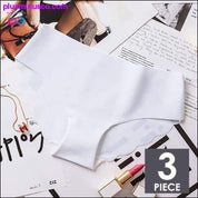 3pcs/lot Sexy Panties For Women Briefs Set Seamless Lingerie - plusminusco.com