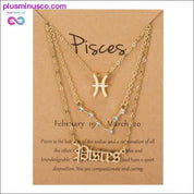 3Pcs/Set Cardboard Star Zodiac Sign Pendant 12 Constellation - plusminusco.com