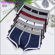 4 pcs/lot Men Underwear boxer cotton Cuecas Boxers Mens - plusminusco.com