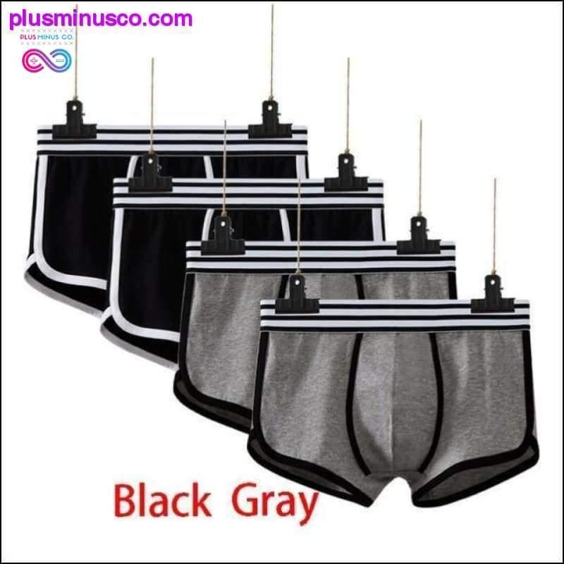 4 pcs/lot Men Underwear boxer cotton Cuecas Boxers Mens - plusminusco.com