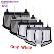 4 pcs/lot Men Underwear boxer cotton Cuecas Boxers Mens - plusminusco.com