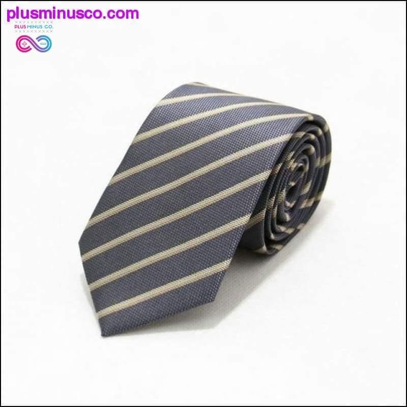 46 Έκπτωση χρωμάτων Ανδρικές γραβάτες 7 εκατοστών Πολυεστερικές ρίγες Polka - plusminusco.com