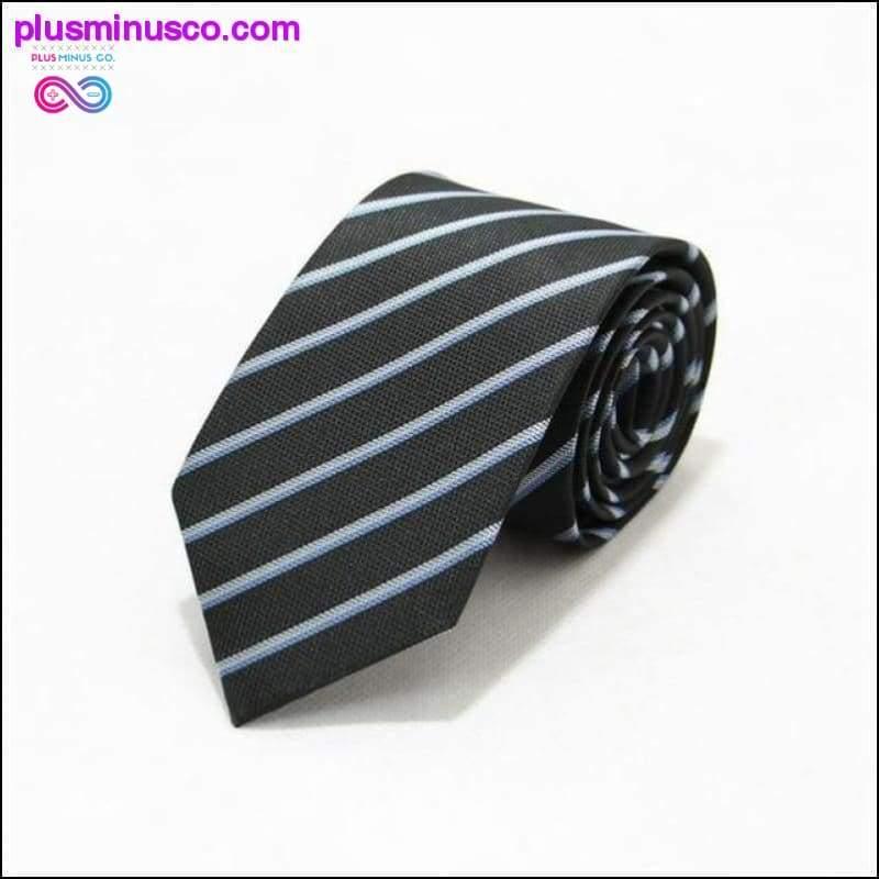 46 Color Sale 7CM Men Ties Polyester Stain Stripes Polka - plusminusco.com