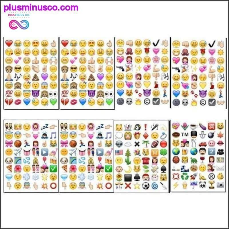حزمة ملصقات مكونة من 48 رمزًا تعبيريًا - plusminusco.com