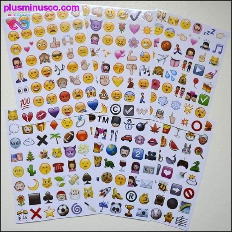 48 Emoji-stickerpakket - plusminusco.com