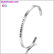 4mm Fashion Inspirational Bracelet Bangle "Love - plusminusco.com