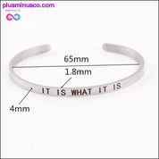Модный вдохновляющий браслет "Love" диаметром 4 мм - plusminusco.com