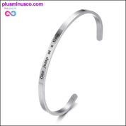 4mm Fashion Inspirational Bracelet Bangle "Love - plusminusco.com