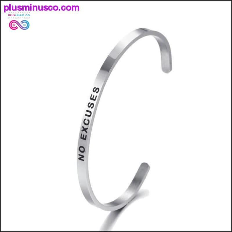4mm Fashion Inspirational Bracelet Bangle "Love - plusminusco.com