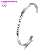 4mm Fashion Inspirational Bracelet Bangle "Love - plusminusco.com