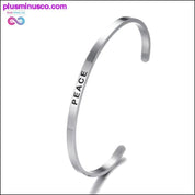 4mm Fashion Inspirational Bracelet Bangle "Love - plusminusco.com
