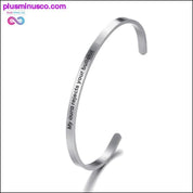 4mm Fashion Inspirational Bracelet Bangle "Love - plusminusco.com