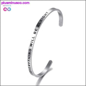 4mm Fashion Inspirational Bracelet Bangle "Love - plusminusco.com