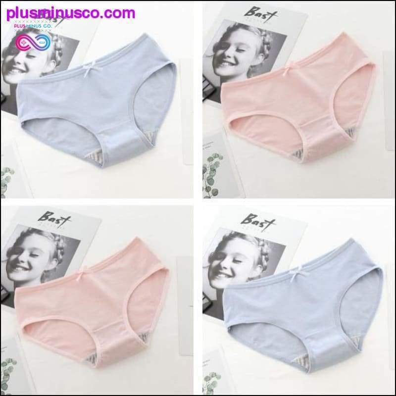 Tersedia 4 pcs Celana Dalam Katun Bernapas Dengan Ukuran Plus - plusminusco.com