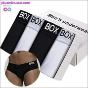 4Pcs/lot Men Briefs Cotton Sexy Underwear Men Jockstrap - plusminusco.com