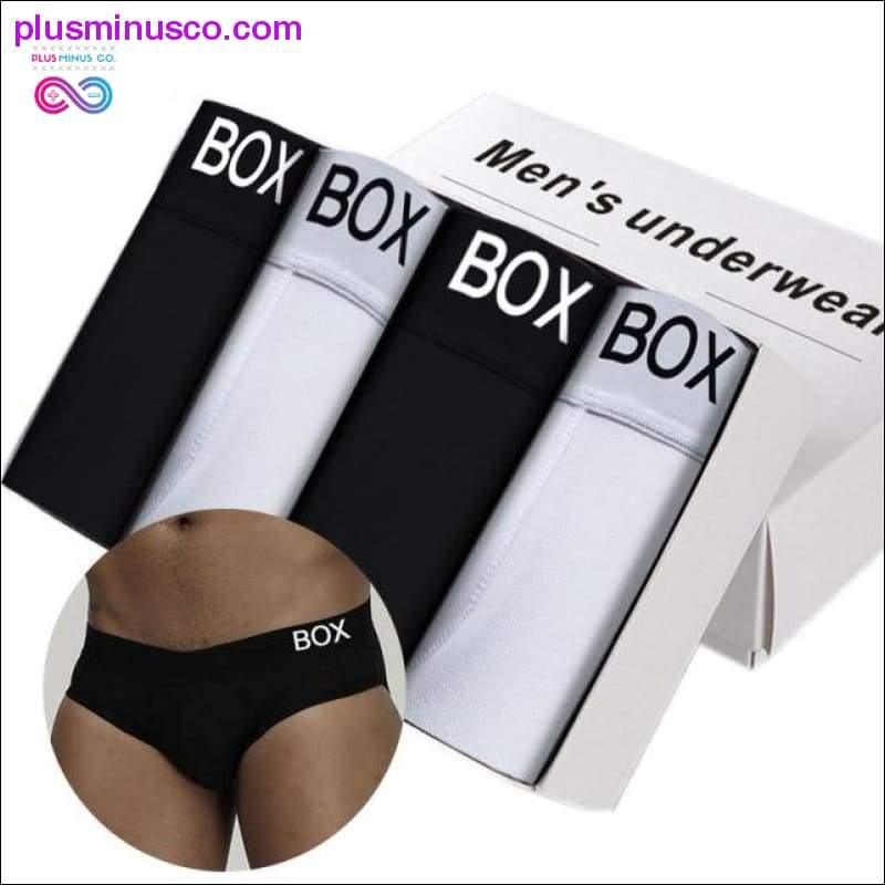 4 шт./лот, мужские трусы, хлопковое сексуальное нижнее белье, мужской бандаж - plusminusco.com