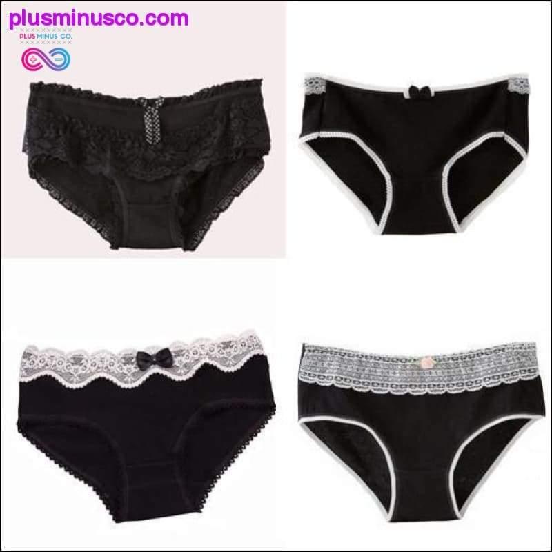 lot Women's Panties Cotton Lace edge Briefs Female - plusminusco.com