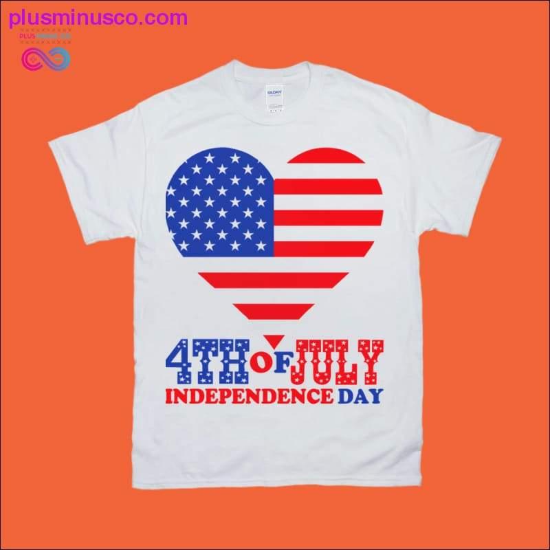 4. srpnja | Dan neovisnosti | Američka zastava u obliku srca - plusminusco.com