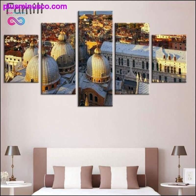 set Tuscany Italy Meadows flowers nature landscape - plusminusco.com