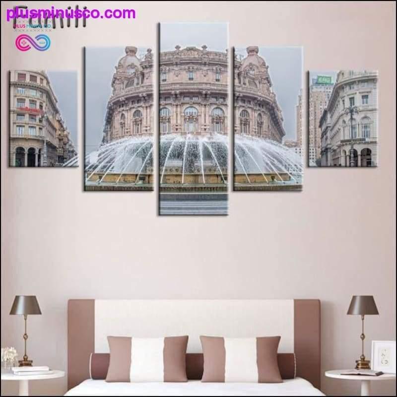 set Tuscany Italy Meadows flowers nature landscape - plusminusco.com