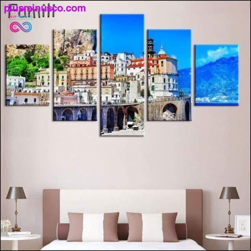 set Tuscany Italy Meadows flowers nature landscape - plusminusco.com