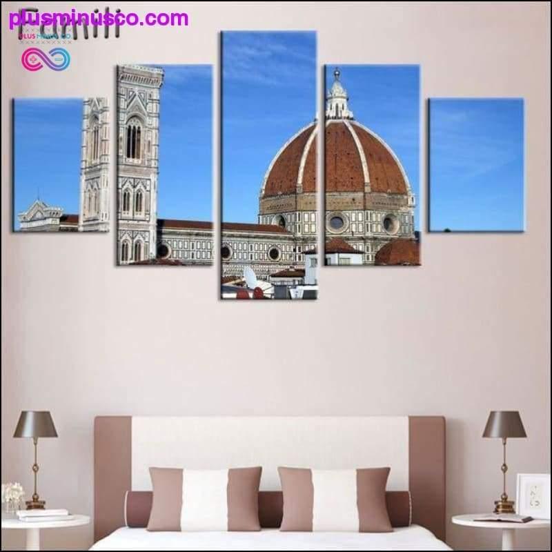 set Tuscany Italy Meadows flowers nature landscape - plusminusco.com