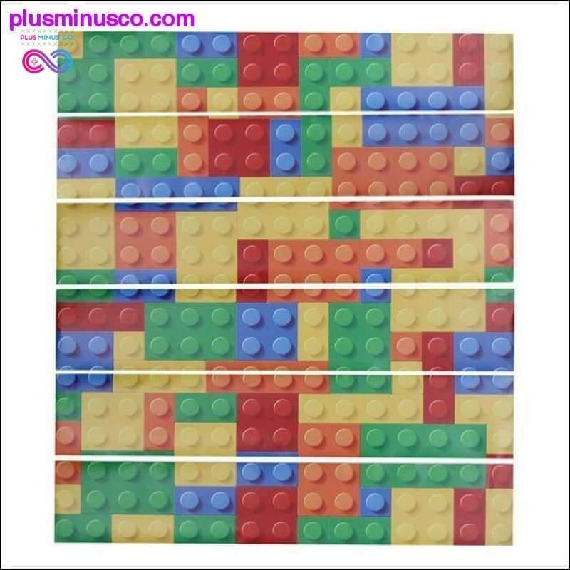 Set Creative DIY 3D Stairway Stickers Lego Blocks - plusminusco.com