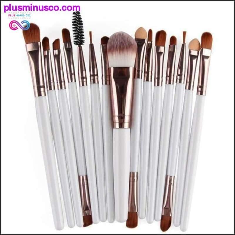 6/15/18 stk. Beauty Makeup Børster Værktøjssæt til pulver, øjne - plusminusco.com