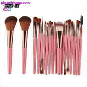 6/15/18Pcs Beauty Makeup Brushes Tool Set for Powder, Eye - plusminusco.com