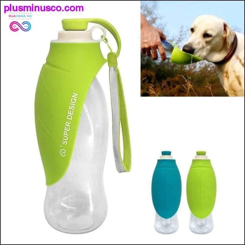 Botella de agua portátil deportiva para perros de 650 ml expandible - plusminusco.com
