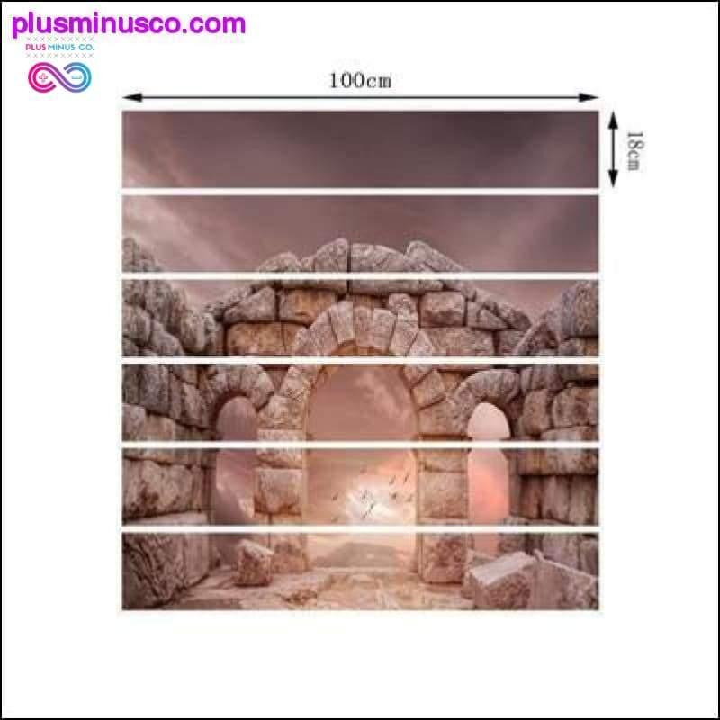 13 τεμ. Stone Pillar Αυτοκόλλητα Σκάλας Σπίτι Vinyl Scenery - plusminusco.com