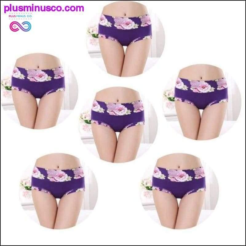 лот Дамски бикини Секси памучно бельо за момичета с принт - plusminusco.com
