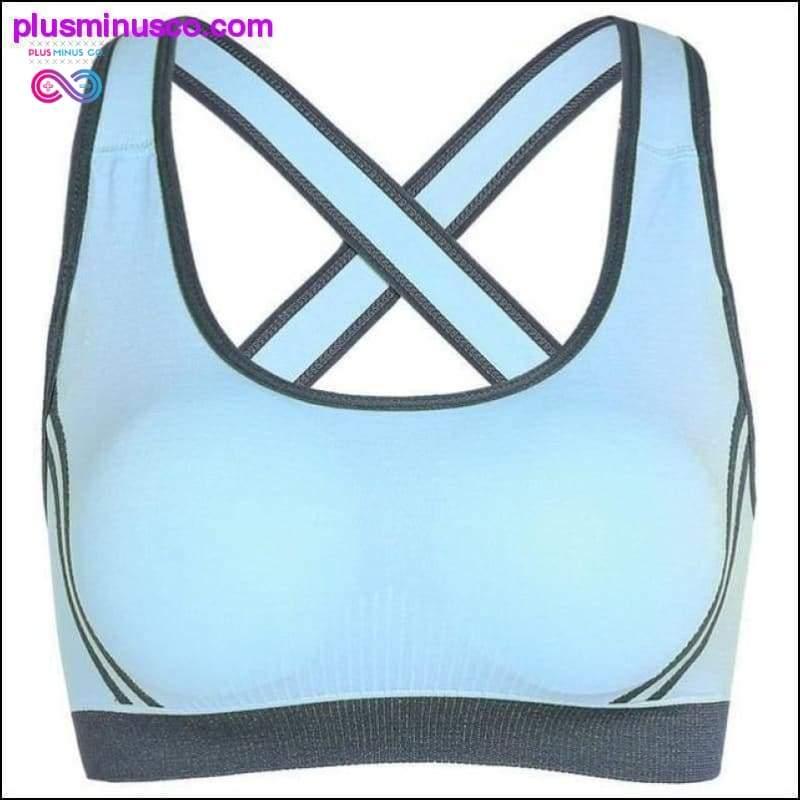 7 colors High Stretch Breathable Sports Bra Top Fitness - plusminusco.com
