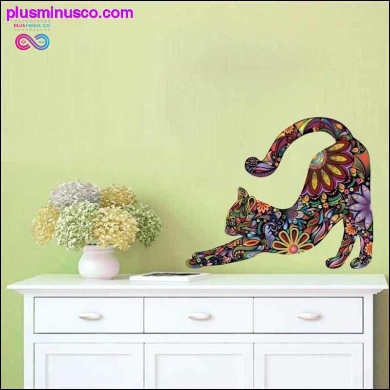 7 стилни абстрактни декоративни стикери за стена за живеене - plusminusco.com