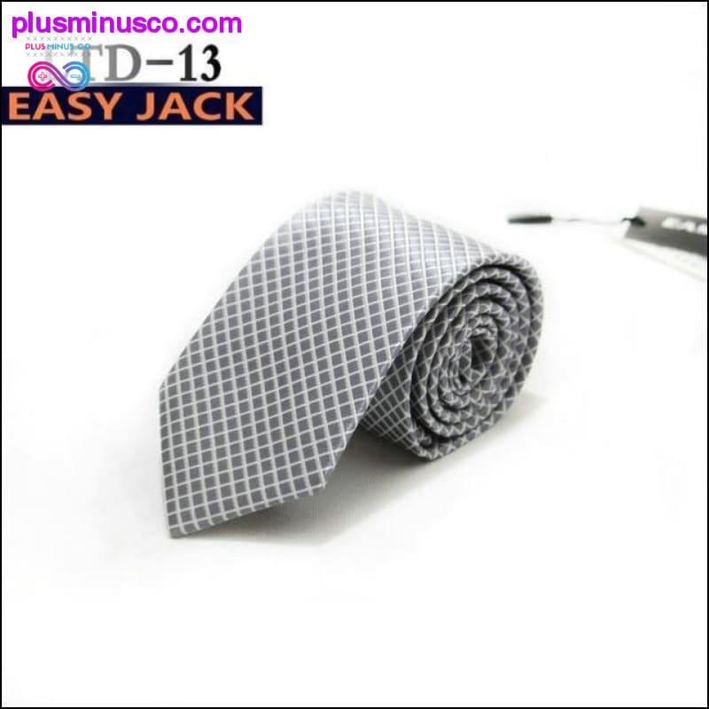 7CM Stripes Plaids Dots Classic Men Ties Polyester Silk - plusminusco.com