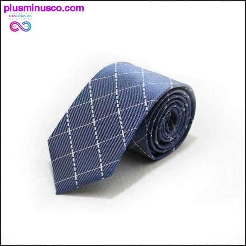 7CM Stripes Plaids Dots Classic Men Ties Polyester Silk - plusminusco.com