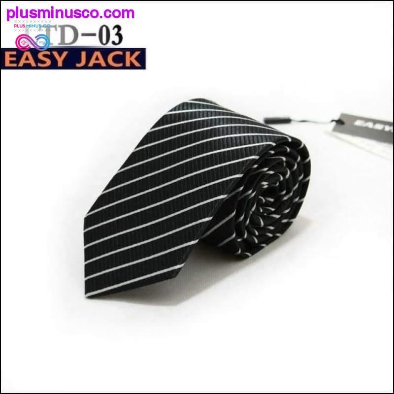 7CM Stripes Plaids Dots Classic Men Ties Polyester Silk - plusminusco.com