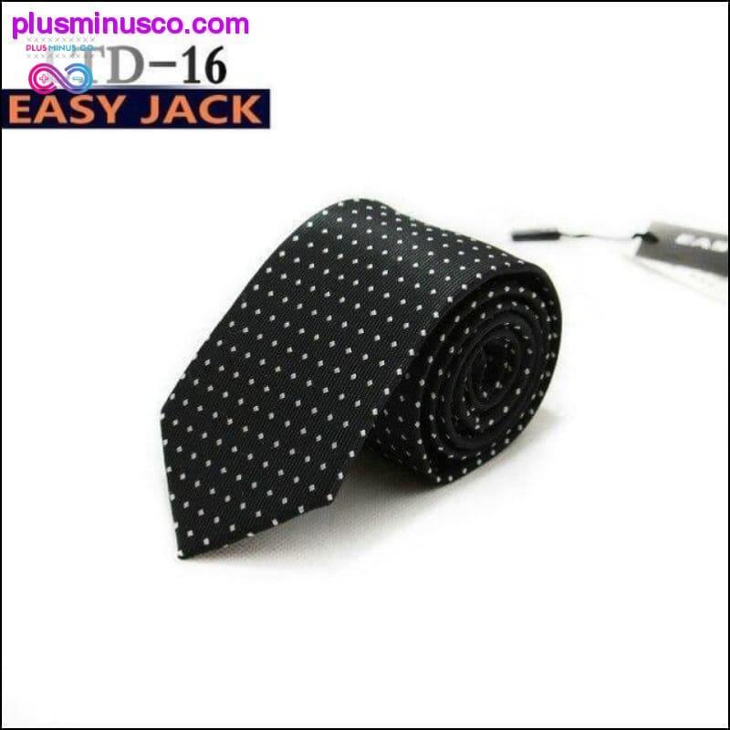 7CM Stripes Plaids Dots Classic Men Ties Polyester Silk - plusminusco.com