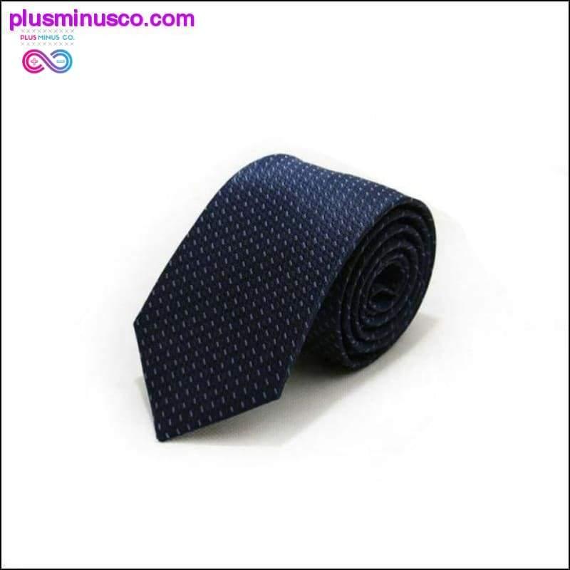 7CM Stripes Plaids Dots Classic Men Ties Polyester Silk - plusminusco.com