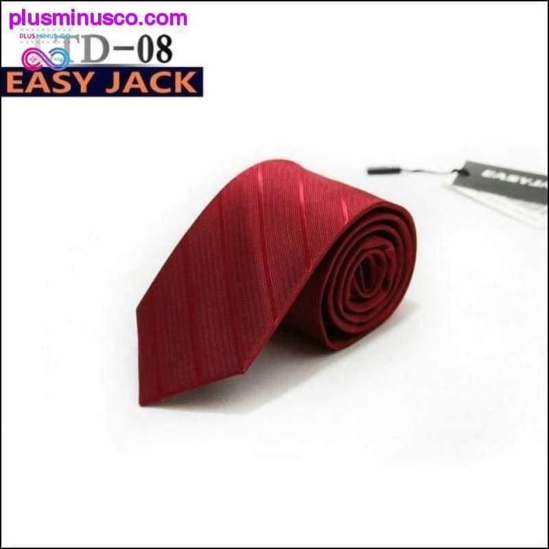 7CM Stripes Plaids Dots Classic Men Ties Polyester Silk - plusminusco.com