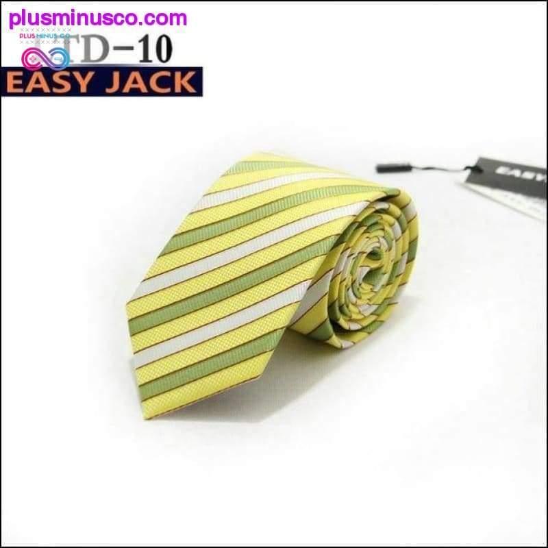 7CM Stripes Plaids Dots Classic Men Ties Polyester Silk - plusminusco.com