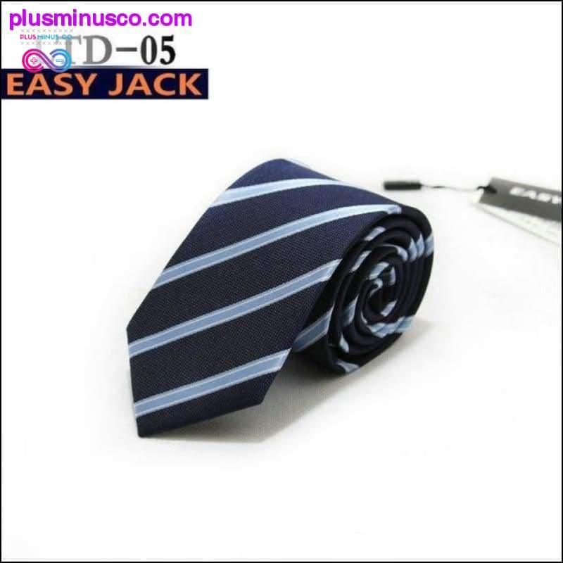 7CM Stripes Plaids Dots Classic Men Ties Polyester Silk - plusminusco.com