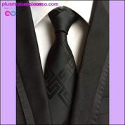 Чоловіча краватка у класичний 8% шовк із квітковим горошком 100 см || - plusminusco.com