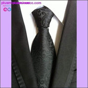 ربطة عنق رجالية كلاسيكية 8% حريرية منقطة بنقشة الزهور مقاس 100 سم || - plusminusco.com