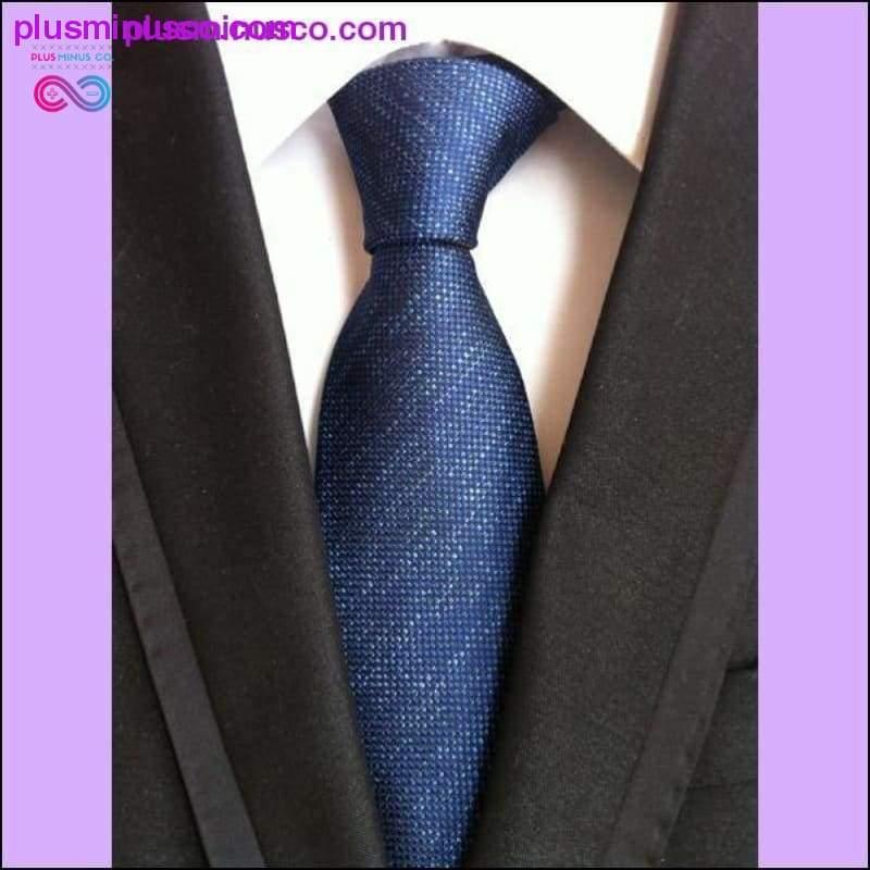 ربطة عنق رجالية كلاسيكية 8% حريرية منقطة بنقشة الزهور مقاس 100 سم || - plusminusco.com