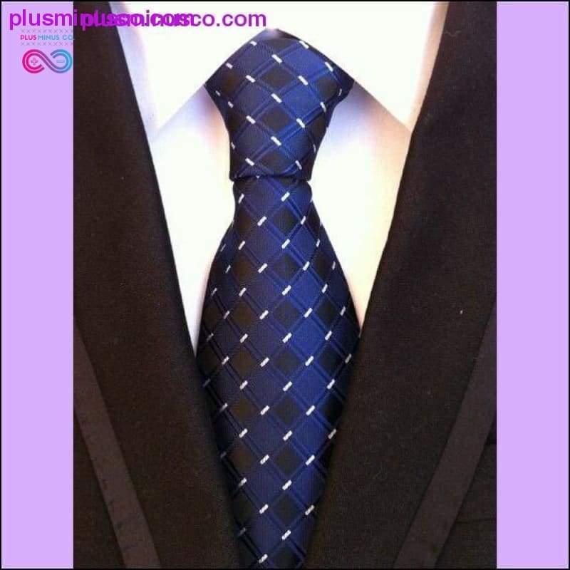 8 CM Classic 100% zīda ziedu polka Dots vīriešu kaklasaite || - plusminusco.com
