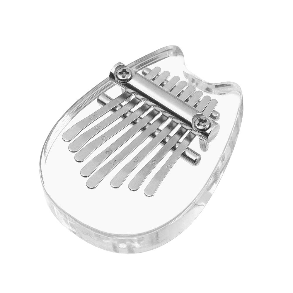 8 Keys Mini Kalimba Thumb Piano Portable Exquisite Finger Harp Easy to Learn Musical Finger Piano Instrument Beginner Gifts - plusminusco.com