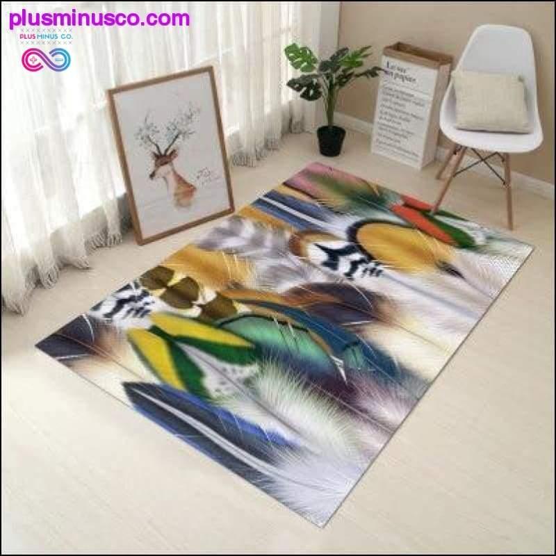 Alfombra o alfombra antideslizante decorativa con impresión 80D de 120 * 3 cm para - plusminusco.com