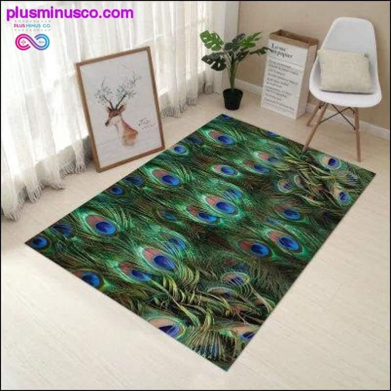 Alfombra o alfombra antideslizante decorativa con impresión 80D de 120 * 3 cm para - plusminusco.com