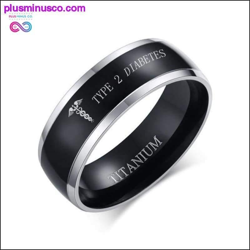 8mm Men Black Titanium Casual Light Nordic Ring - plusminusco.com